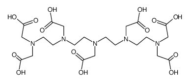 N,N-Bis[2-[[2-[bis(carboxymethyl)amino]ethyl](carboxymethyl)amino]ethyl]glycine结构式