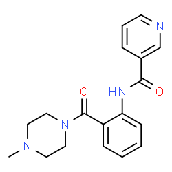 N-{2-[(4-methylpiperazin-1-yl)carbonyl]phenyl}pyridine-3-carboxamide picture