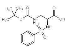 (S)-BOC-3-AMINO-2-(PHENYLSULFONYLAMINO)-PROPIONIC ACID图片