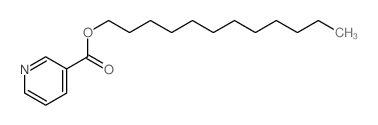 3-Pyridinecarboxylicacid, dodecyl ester结构式