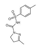 3-methyl-4,5-dihydro-pyrazole-1-carboxylic acid toluene-4-sulfonylamide Structure