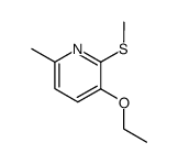 3-Ethoxy-6-methyl-2-(methylthio)pyridine结构式