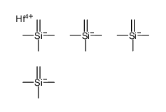 hafnium(4+),methanidyl(trimethyl)silane Structure