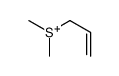 dimethyl(prop-2-enyl)sulfanium结构式