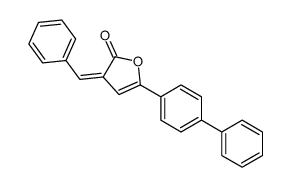 3-benzylidene-5-(4-phenylphenyl)furan-2-one结构式