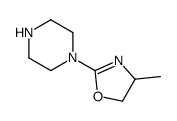 Piperazine, 1-(4,5-dihydro-4-methyl-2-oxazolyl)- (9CI)结构式