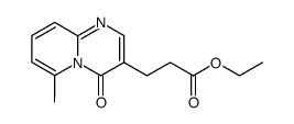 6-Methyl-4-oxo-4H-pyrido[1,2-a]pyrimidine-3-propanoic acid ethyl ester结构式