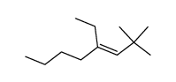 (E)-4-ethyl-2,2-dimethyl-oct-3-ene Structure