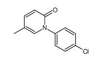 1-(4-chlorophenyl)-5-methylpyridin-2-one Structure