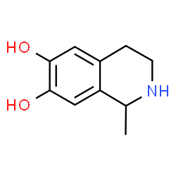 (R)-1,2,3,4-Tetrahydro-1-methyl-6,7-isoquinolinediol结构式