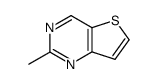 Thieno[3,2-d]pyrimidine, 2-methyl- (9CI) structure