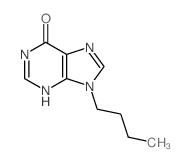 6H-Purin-6-one, 3,9-dihydro-9-butyl- picture