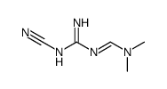 N'-(N'-cyanocarbamimidoyl)-N,N-dimethylmethanimidamide Structure