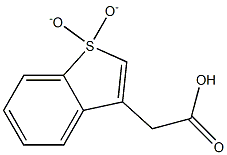 2-(1,1-dioxidobenzo[b]thiophen-3-yl)acetic acid结构式