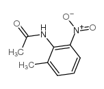 Acetamide,N-(2-methyl-6-nitrophenyl)- Structure