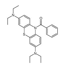 [3,7-bis(diethylamino)phenothiazin-10-yl]-phenylmethanone Structure