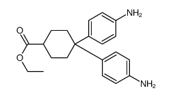 ethyl 4,4-bis(4-aminophenyl)cyclohexane-1-carboxylate Structure