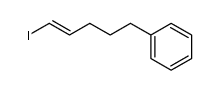 E-1-iodo-5-phenylpent-1-ene Structure