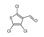 3-Thiophenecarboxaldehyde, 2,4,5-trichloro- Structure