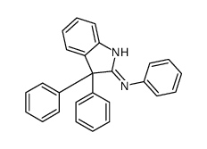 N,3,3-triphenylindol-2-amine Structure