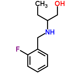 2-(2-FLUORO-BENZYLAMINO)-BUTAN-1-OL structure