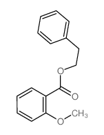 Benzoic acid,2-methoxy-, 2-phenylethyl ester Structure