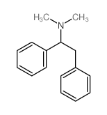 N,N-dimethyl-1,2-diphenylethanamine Structure