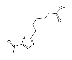 6-(5-acetylthiophen-2-yl)hexanoic acid Structure