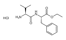 L-valine-L-phenylalanine ethyl ester hydrochloride Structure