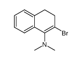 2-bromo-N,N-dimethyl-3,4-dihydronaphthalen-1-amine结构式