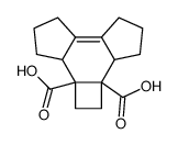 1,2,2a,2b,3,4,5,6,7,8,8a,8b-dodecahydrocyclobuta[e]-as-indacene-2a,8b-dicarboxylic acid结构式