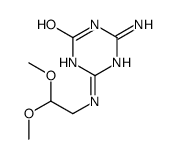 N-(2,2-Dimethoxyethyl)ammeline Structure