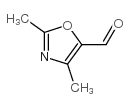 2,4-Dimethyloxazole-5-carbaldehyde Structure