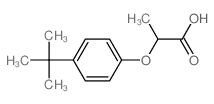 (2R)-2-(4-tert-butylphenoxy)propanoate structure