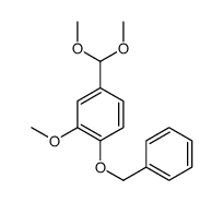 4-(dimethoxymethyl)-2-methoxy-1-phenylmethoxybenzene结构式