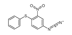 4-azido-2-nitro-1-phenylsulfanylbenzene Structure