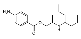 2-(1-Propylbutylamino)propyl=p-aminobenzoate Structure