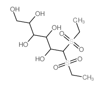 Galactitol, 1-deoxy-1,1-bis(ethylsulfonyl)-,D- (6CI,8CI) picture