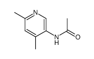 Acetamide, N-(4,6-dimethyl-3-pyridinyl)-结构式