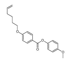 (4-methoxyphenyl) 4-hex-5-enoxybenzoate结构式