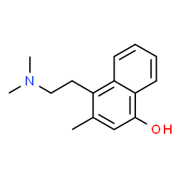 1-Naphthalenol,4-[2-(dimethylamino)ethyl]-3-methyl-(9CI) Structure