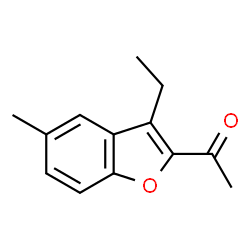 Ethanone, 1-(3-ethyl-5-methyl-2-benzofuranyl)- (9CI) Structure