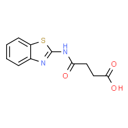 4-(benzo[d]thiazol-2-ylamino)-4-oxobutanoic acid图片