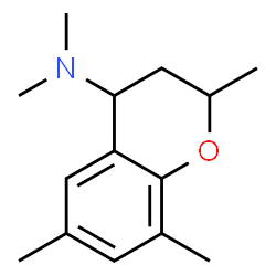 2H-1-Benzopyran-4-amine,3,4-dihydro-N,N,2,6,8-pentamethyl-(9CI)结构式