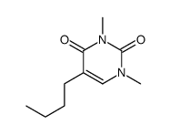 5-butyl-1,3-dimethylpyrimidine-2,4-dione结构式