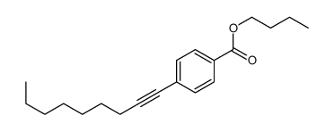 butyl 4-non-1-ynylbenzoate Structure