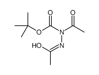 tert-butyl N-acetamido-N-acetylcarbamate Structure