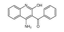 4-amino-3-benzoyl-1H-quinolin-2-one Structure