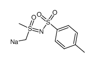 S-methyl-S-(sodiomethyl)-N-(4-tolylsulfonyl)sulfoximide结构式