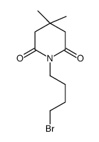 1-(4-bromobutyl)-4,4-dimethylpiperidine-2,6-dione Structure